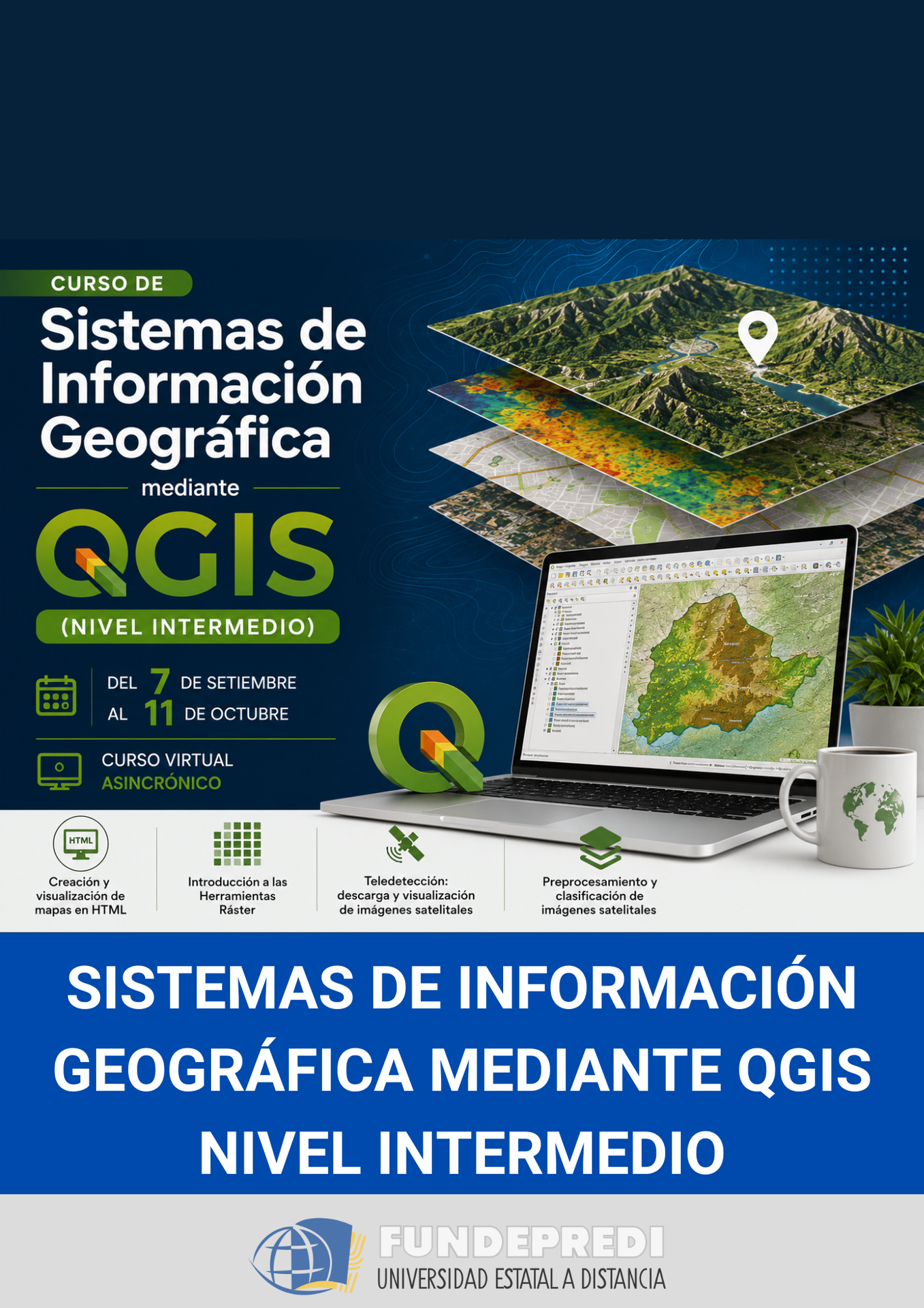 Curso de Sistemas de Información Geográfica mediante QGIS (Nivel Intermedio)